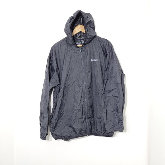 BeLive Full Zip Windbreaker Jacket Coat Waterproof Black Hooded Lightweight Kids - Picture 1 of 12